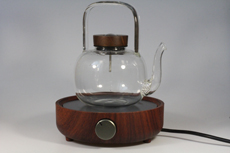 Wasserkocherset Glaskessel mit Infrarotplatte