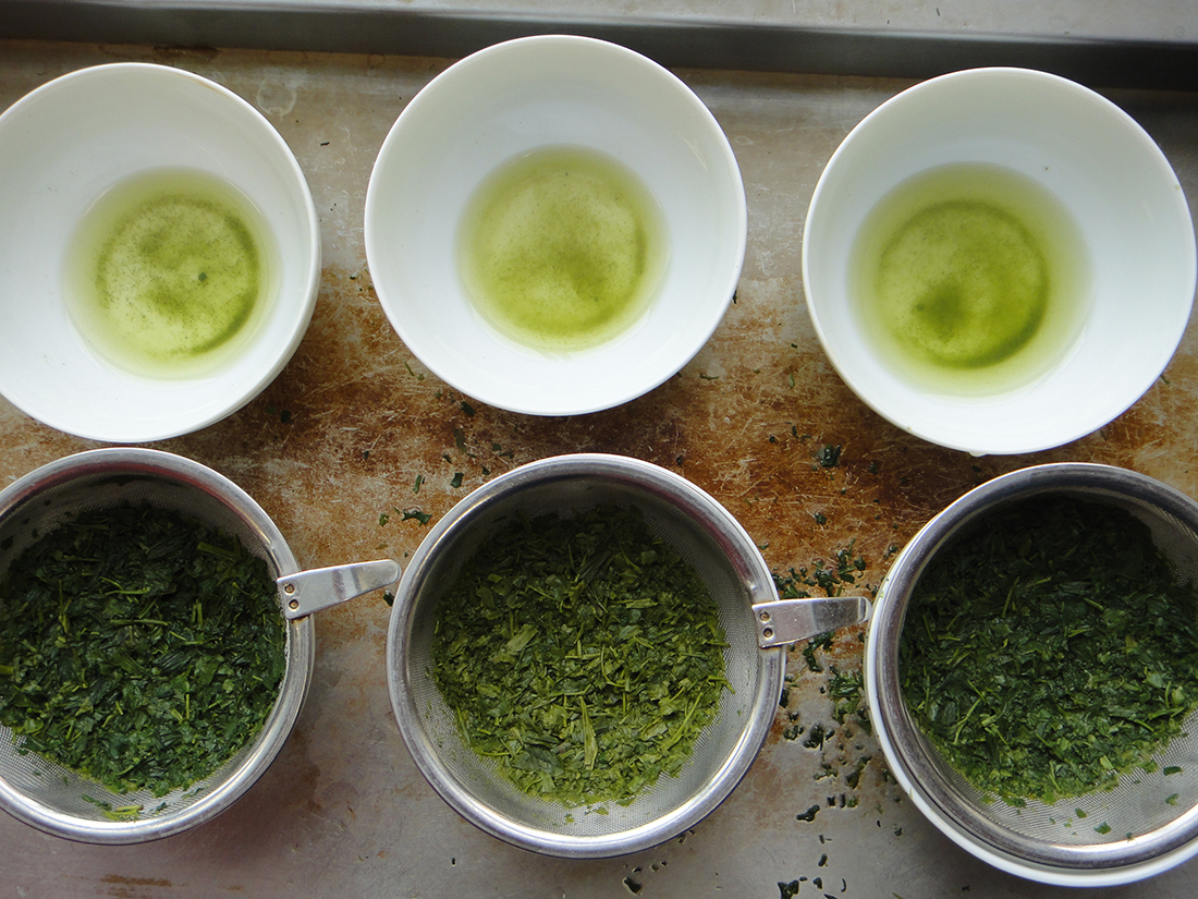 Drei Sencha von verschiedenen Teebauern im Vergleich