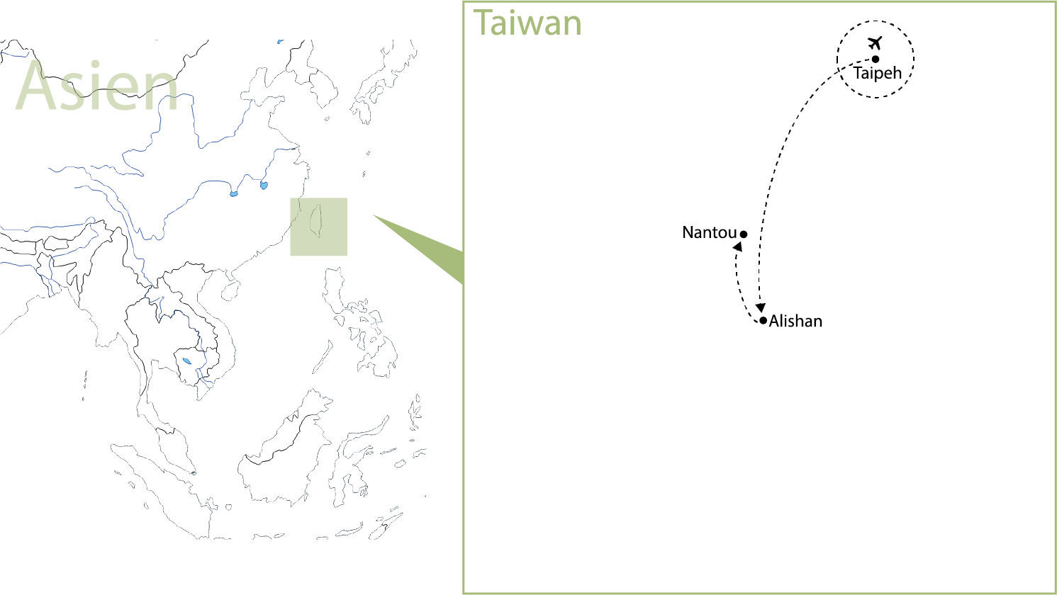 Teereise Taiwan