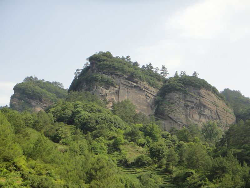 Ma'anyan-Felsen im Gebiet der Wuyi Rock Tea