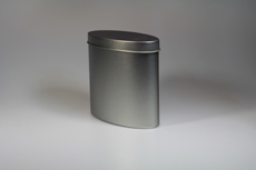 Product image for:Teedose Glory, 125g silber oval